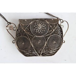 RARE Vintage Handcrafted Metal Sajai Purse